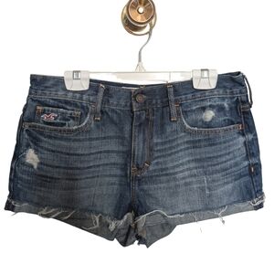 Hollister Dark Blue Jean Shorts